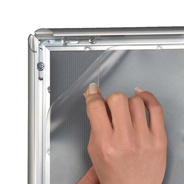 SCHUTZ FOLIE ANTIREFLEX für WERBEAUFSTELLER UV